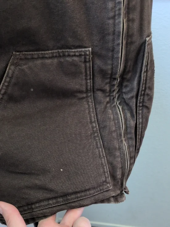 ✨ Women's Vintage Dark Brown Carhartt Vest Size Medium - Picture 4 of 9